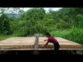 Download Lagu Prepare the base for the concrete slab with wood and steel reinforcement