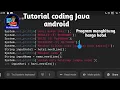 Tutorial coding android - Membuat program menghitung harga hotel menggunakan Java