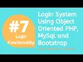 Login Functionality Login System Using Object Oriented PHP MySql Bootsrtap PHP Project