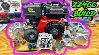 20 HP Harbor Freight Engine Build Predator 224cc Max Performance