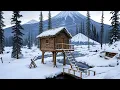 Download Lagu Building a wood Treehouse Resort in Remote Pine Forest Winter | 30 Days Off-Grid Survival 2025