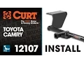 Trailer Hitch Install CURT 12107 on Toyota Camry
