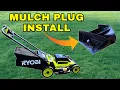 How To Install a Mulch Plug in Your Ryobi 40V Lawn Mower