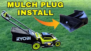 How To Install a Mulch Plug in Your Ryobi 40V Lawn Mower