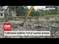 Download Lagu Dua Eskavator Dikerahkan Bersihkan Tumpukan Sampah Aliran Sungai di Bekasi