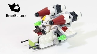 Lego Star Wars 75076 Republic Gunship - Lego Speed Build