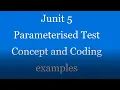 Java Unit testing Parameterised Test