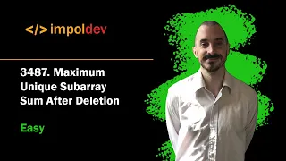 Maximum Unique Subarray Sum After Deletion LeetCode 3487 - Python