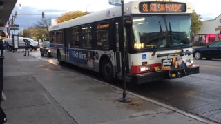 CTA D40LF New Flyer Route 81 Lawrence