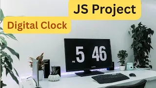 Build a Digital Clock with HTML CSS JavaScript Beginner Project Tutorial