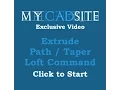 AutoCAD 2016 More Extruding and Lofting level 3 lesson 7a extrude path loft