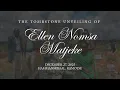 Ellen Nomsa Matjeke Tombstone Unveiling