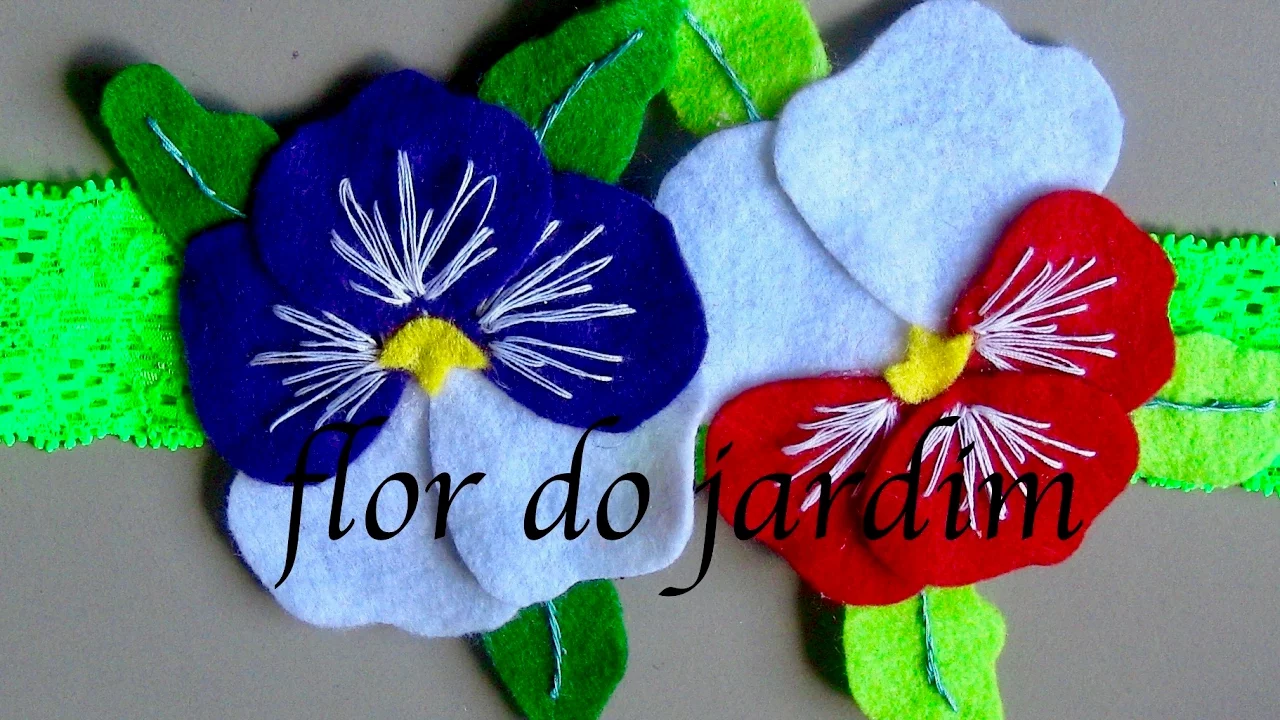 D.I.Y ORQUIDEAS DE FELTRO FABRIC FLOWER TUTORIAL