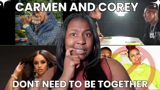 IAMJUSTAIRI THINKS CARMEN AND COREY DON'T NEED TO BE TOGETHER