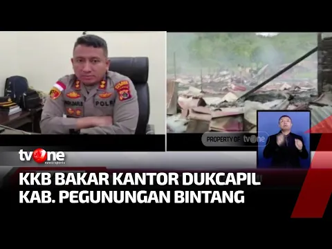 KKB Bakar Kantor Dukcapil Hingga Lepaskan Tembakan ke Permukiman