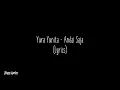 Download Lagu Yura Yunita - Andai Saja (Lyrics)