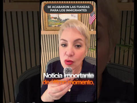 🚨SE ACABARON LAS FIANZAS PARA LOS INMIGRANTES🚨
