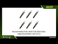 Paccar MX13 Fuel Injector 2022-2024 OEM 2403776PEX Set of 6