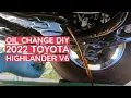 2020-2022 Toyota Highlander Oil Change DIY V6 Gas Non-hybrid