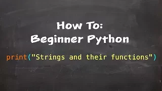 How To Beginner Python - Part 3