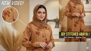 abaya cutting and stitching tutorial dubai abaya cutting 