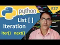 List or Tuple Iteration in Python tutorial lesson - 27 Python for beginners