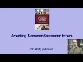 Avoiding Common Grammar Errors