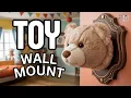 Stuffed Animal Faux Taxidermy - Animal Mount for kids