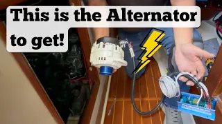 S4, Ep45 Last Project Before We Sail — Installing a Balmar Alternator on a Budget
