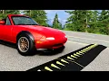 Download Lagu Massive Spike Strip Pileup Car Crashes #144 – BeamNG Drive | CrashBoomPunk