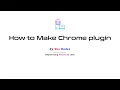 How to Make Chrome Extension using React