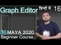 Graph Editor in Autodesk Maya 2020 - Beginner course in hindi