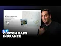 Add Custom Map Design in Framer with Mapbox