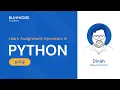 Learn Assignment Operators in Python Tamil Python For Beginners Bluekode Academy