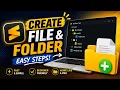 Sublime Text 4 Create Files Folders in Seconds Beginner Tutorial
