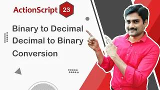 Binary to Decimal Decimal to Binary Conversion - ActionScript Tutorial 23