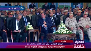 تغطية خاصة   الرئيس السيسي   يجب توفير التمويل المالي للمبتكرين بدون فوائد   دندنها