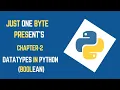 Chapter 2 Data Types in Python Boolean