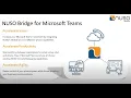 NUSO Webinar on Demand NUSO Platform Connect for Microsoft Teams