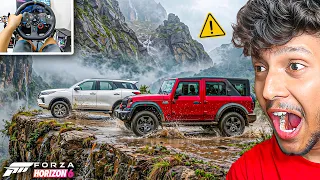 THAR vs FORTUNER: 4X4 DANGEROUS OFF-ROADING!😱Forza Horizon 6 | LOGITECH G29