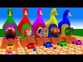 Download Lagu Long Slide Game With Elephant Gorilla Buffalo Hippopotamus Tiger 3d Animal Game Funny 3d Animals