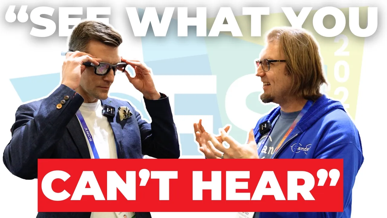 Live Captions in Smart Glasses! Xander Glasses for Severe Hearing Loss | CES 2025