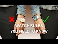 Watch Rules EVERY Man Should Know Fossil Watches