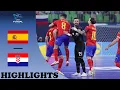 Lagu Spain vs Croatia Highlights | Futsal Euro 2026 Semi-finals | 2.4.2026