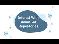 5 essential commands to interact with an online git repository push pull clone fetch remote
