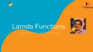 Lamda functions in python Anonymous Functions or Nameless Functions in Python Learn python online