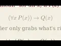 A B Is Secretly a Quantifier Logic Sets Unified Ep 6