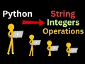 Lecture 3 String-Integers Operations in Python Python Full Course