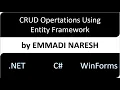 EntityFrameWork CRUD WinForms