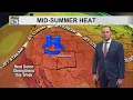 Record and near-record heat continues all week